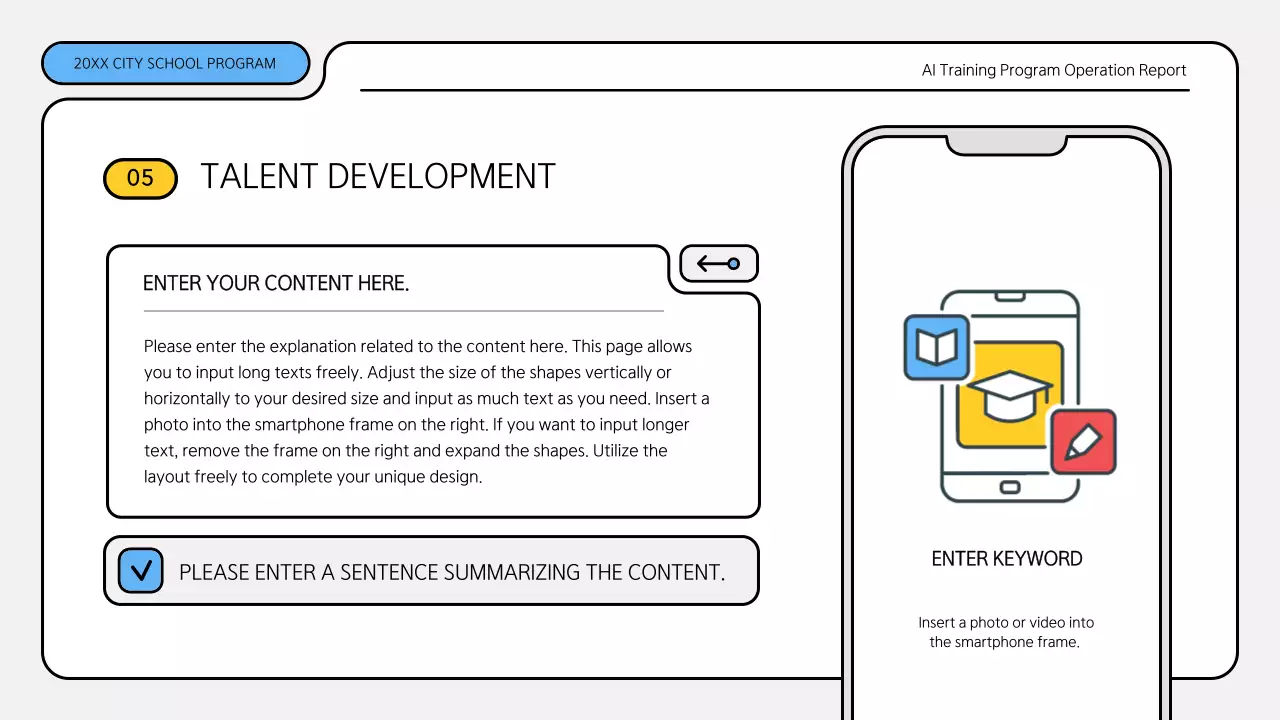 White Modern Ai Report Document Presentation