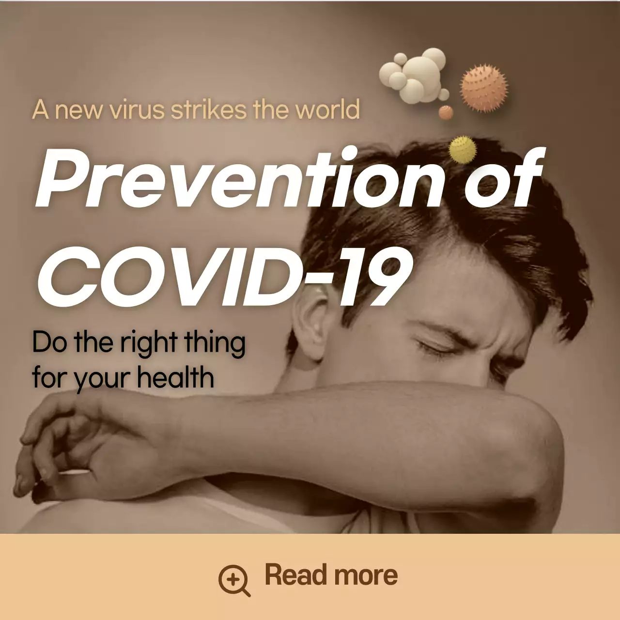 Beige Modern Health Guide Instagram Post