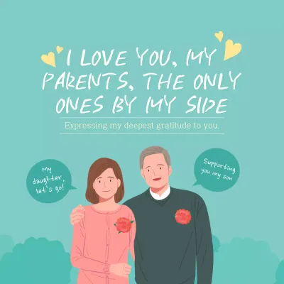 Mint Simple Gratitude Card Social Media Post