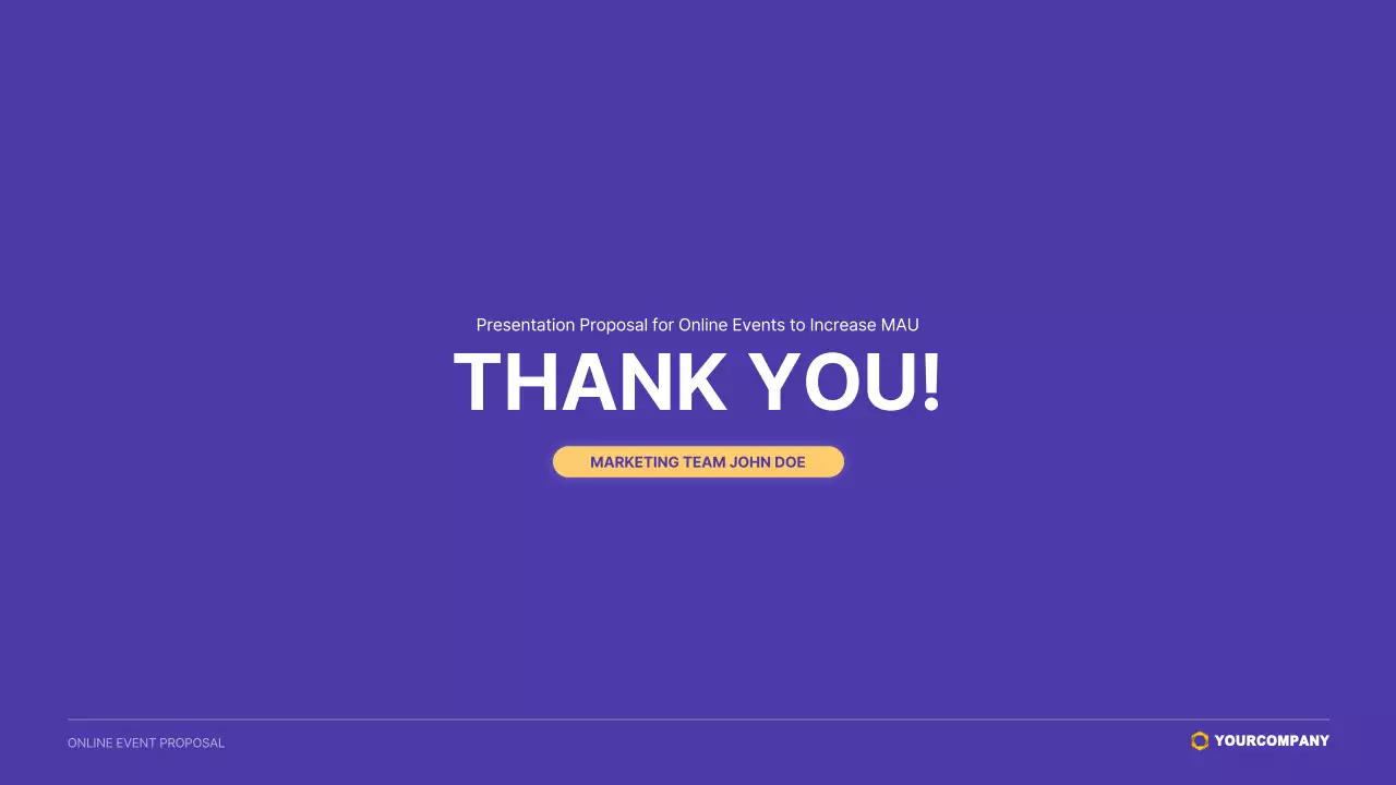 Roulette Online Event Proposal in Purple-Yellow