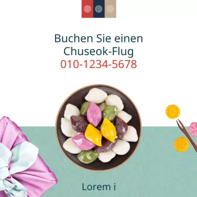 HyunAh Chusok_Quadratisches Banner