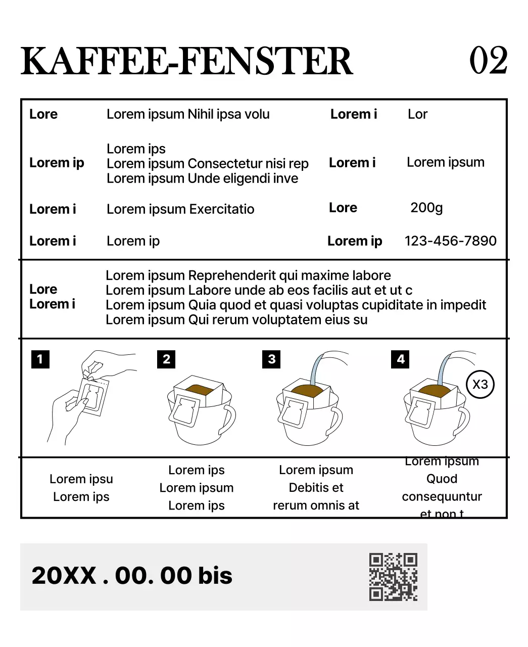 Ein einfaches Design mit einem schwarzen, alten Tulpen-Landschaftsfoto