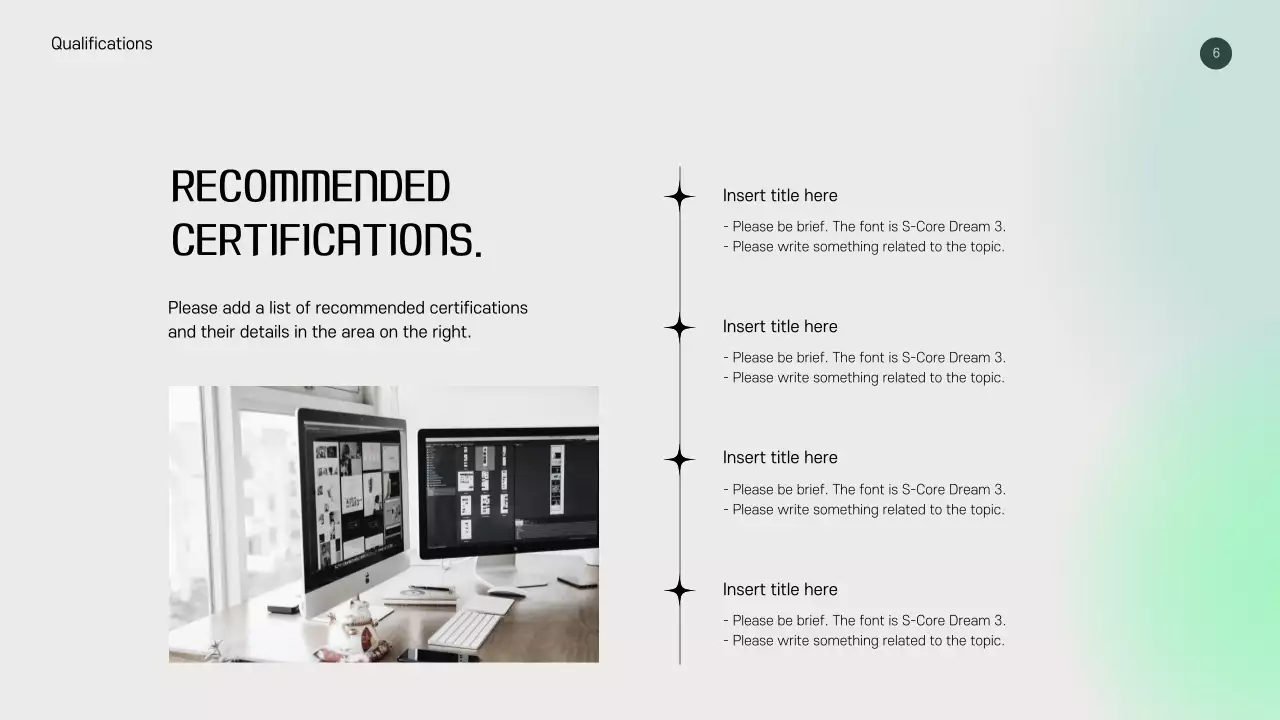 Grey Minimal Media Course Guide Presentation
