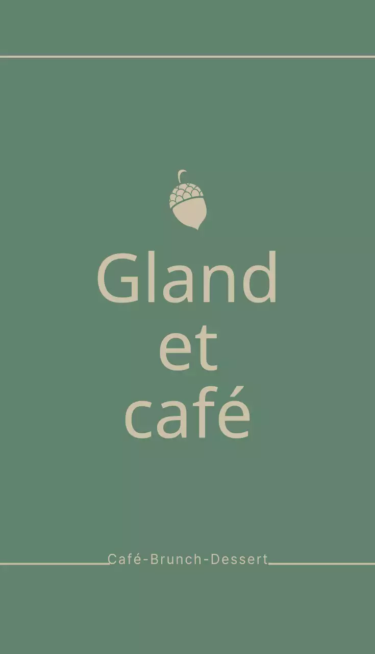 Glands et café