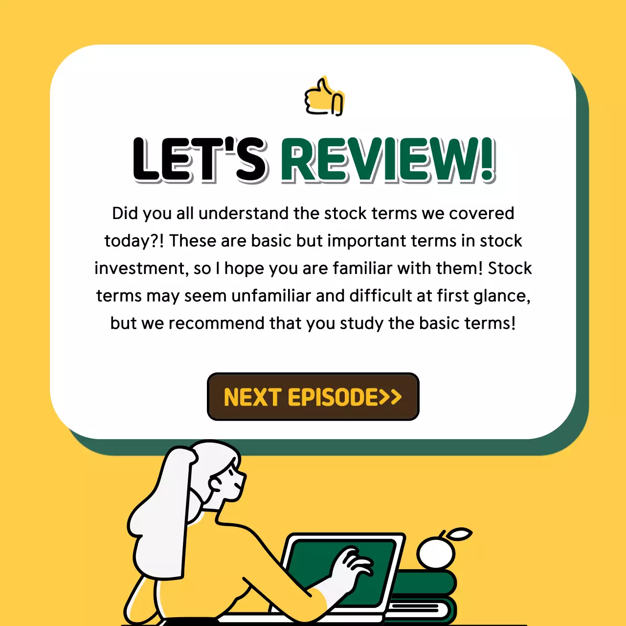 Yellow Simple Stock Guide Instagram Carousel