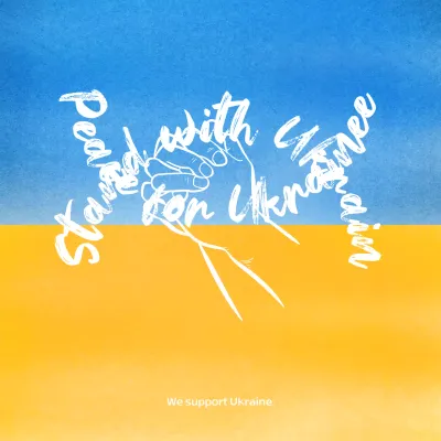 Blue Minimal Support Announcement Instagram Post