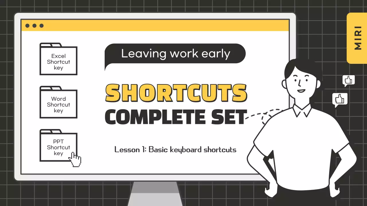 Black Modern Keyboard Guide YouTube Thumbnail