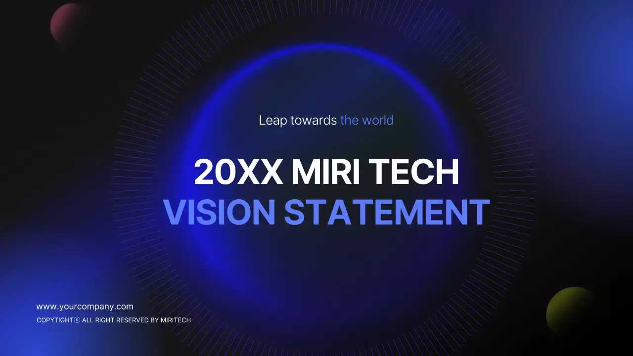 Blue Modern Tech Presentation