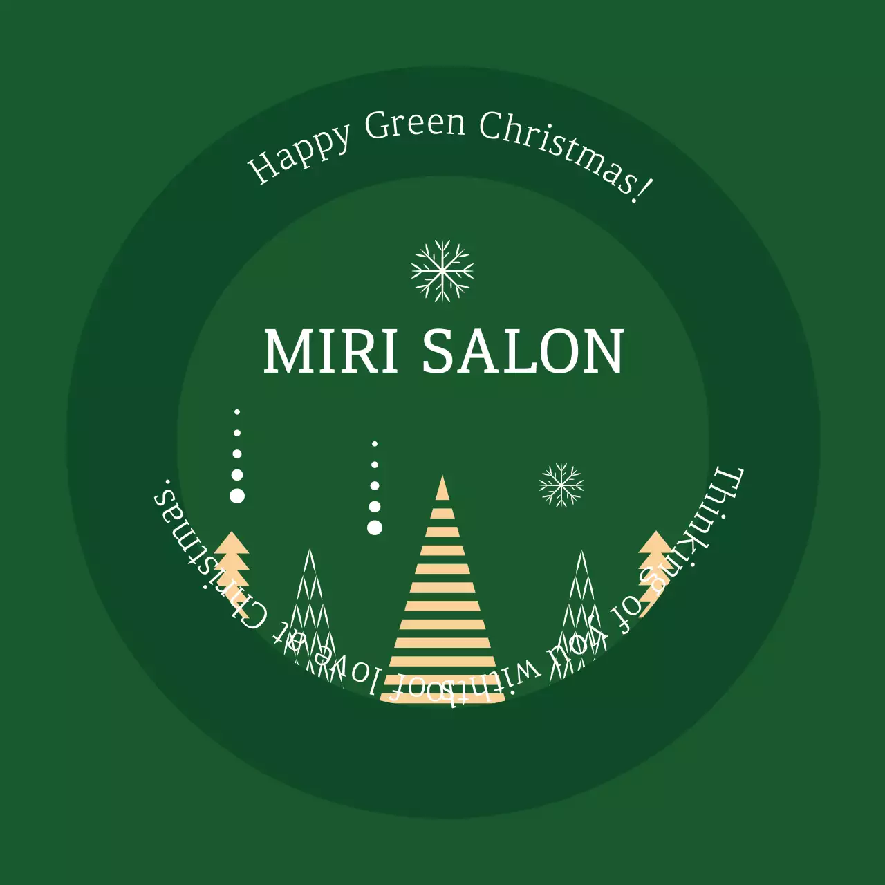 Abstract Illustration Christmas Label