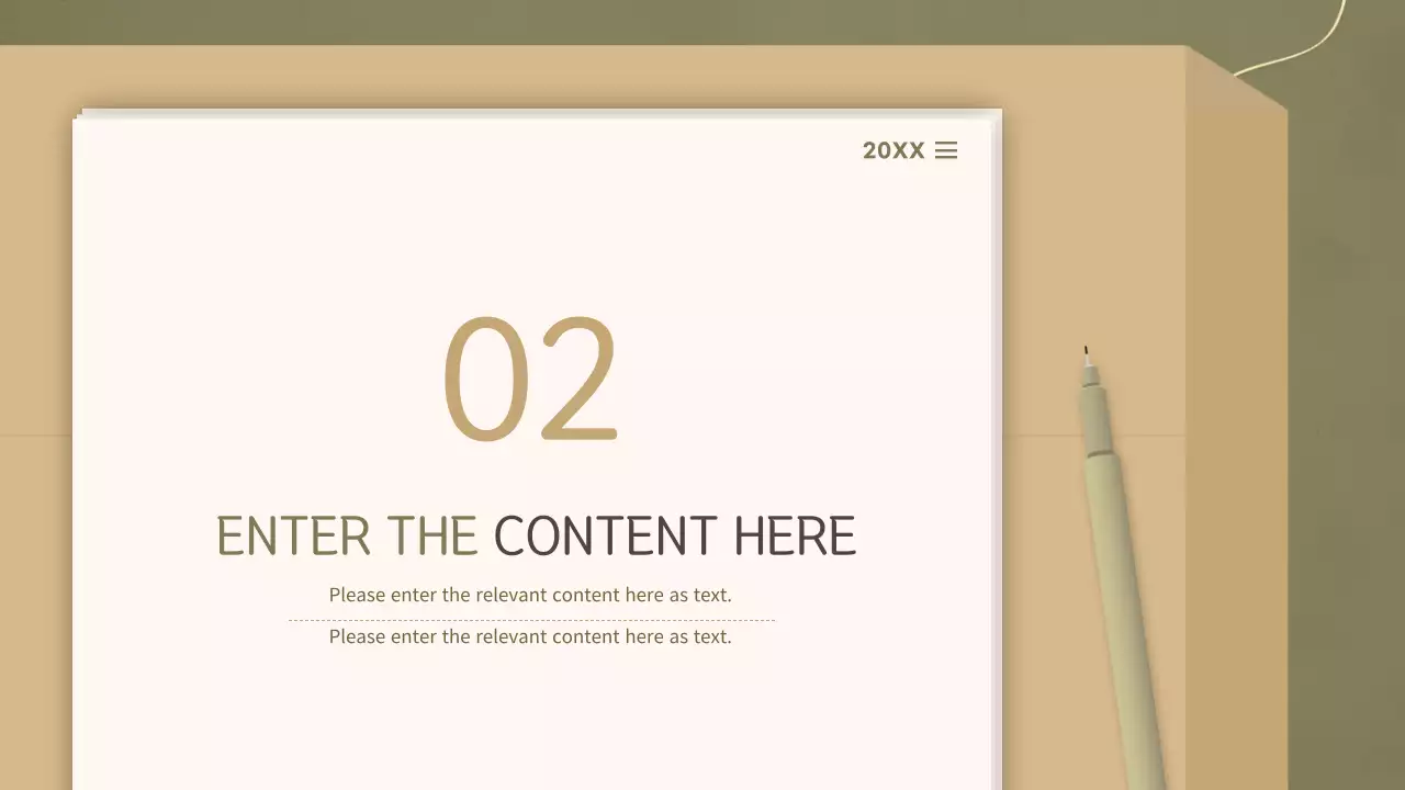 Beige Minimal Template Presentation