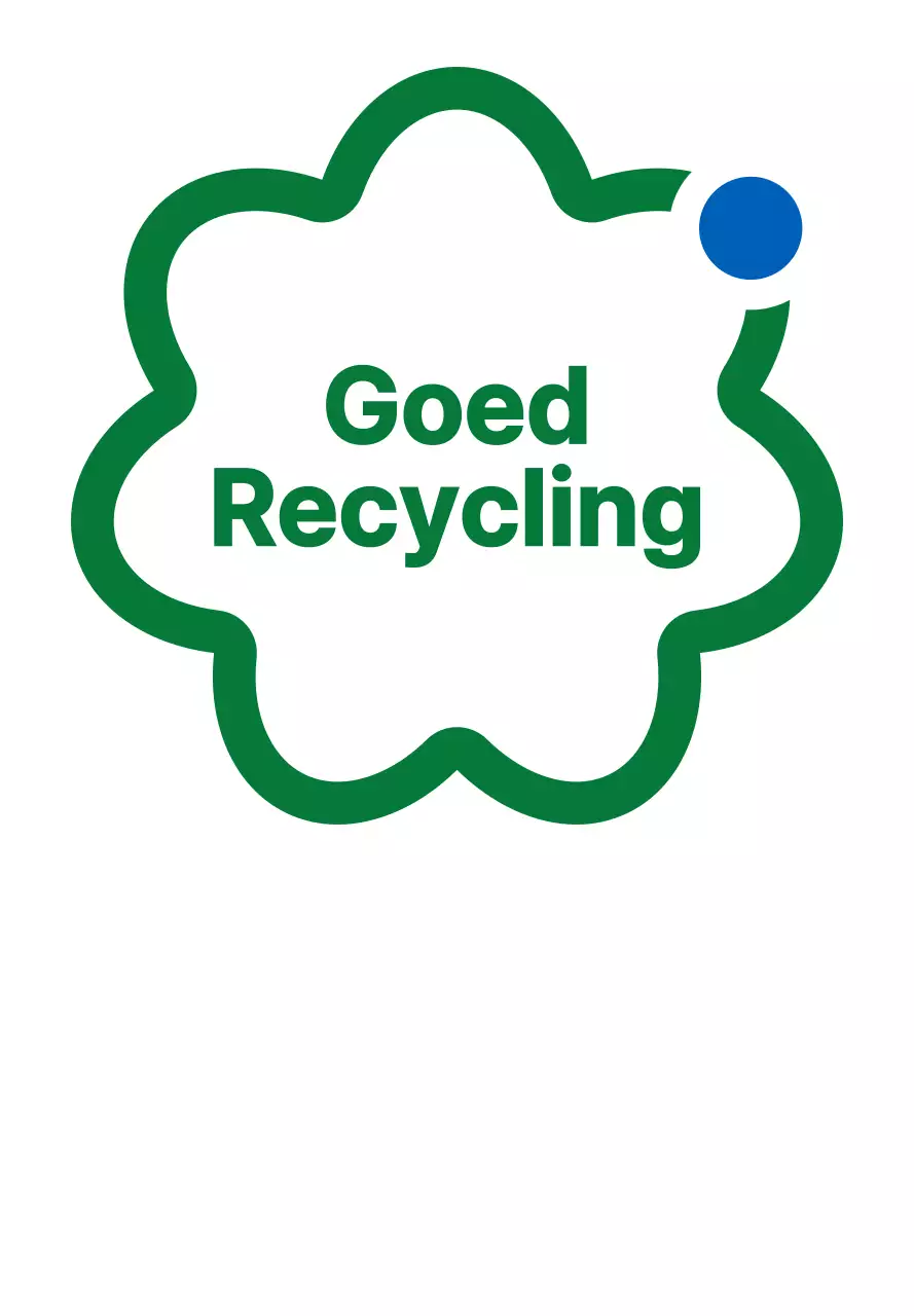 Eenvoudige combinatie van pictogrammen en tekst in groen en blauw Groene campagnes