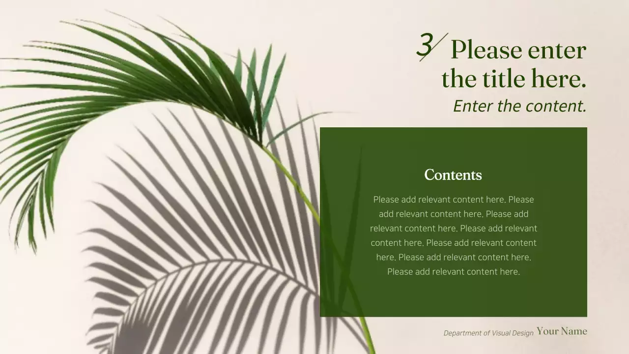 Green Minimal Guide Presentation