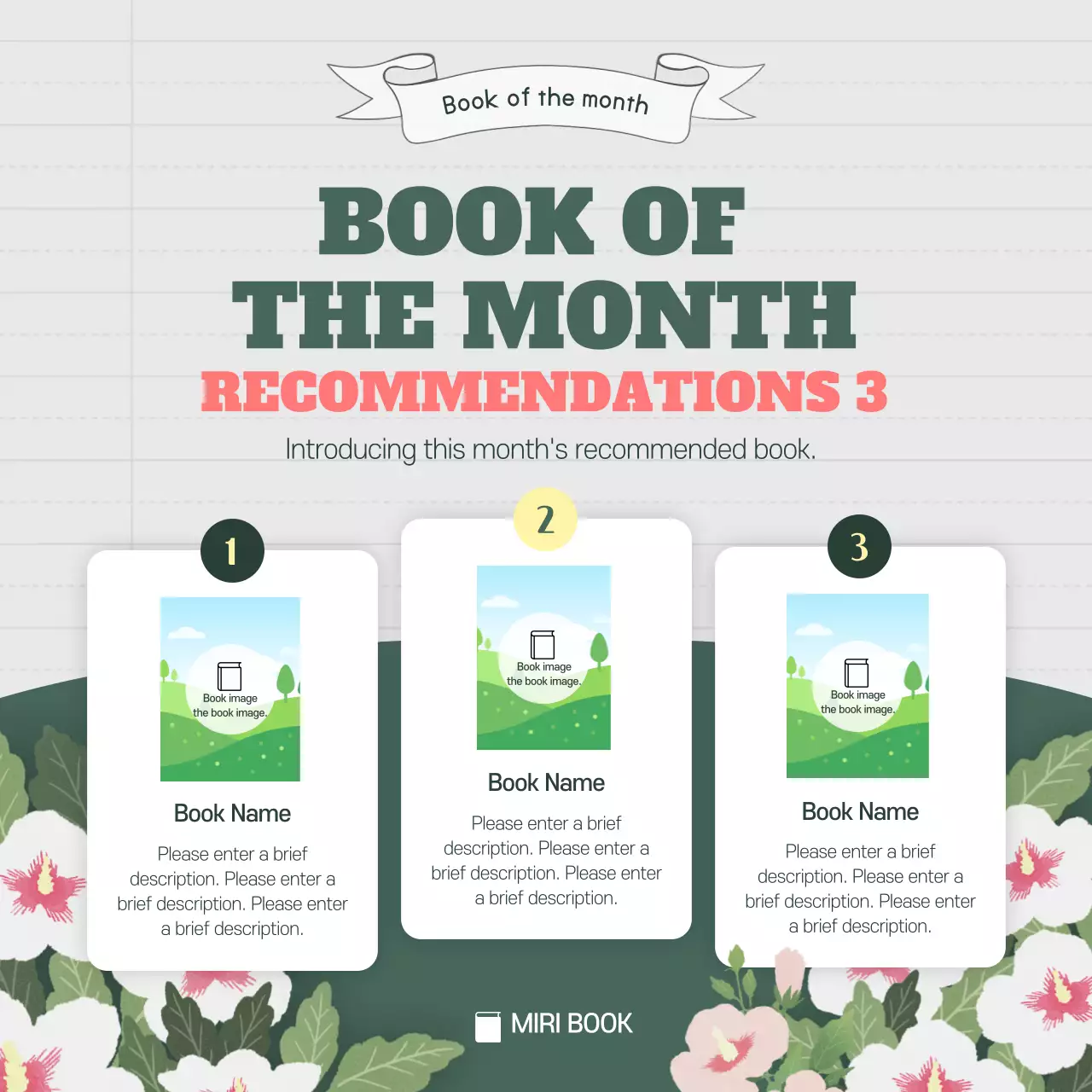 Green Classic Book Advertisement Instagram Post