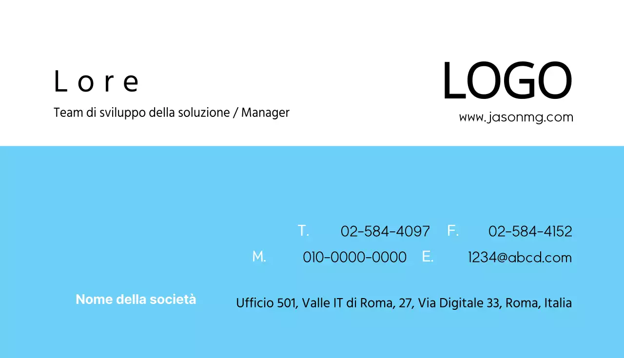 Biglietti da visita aziendali