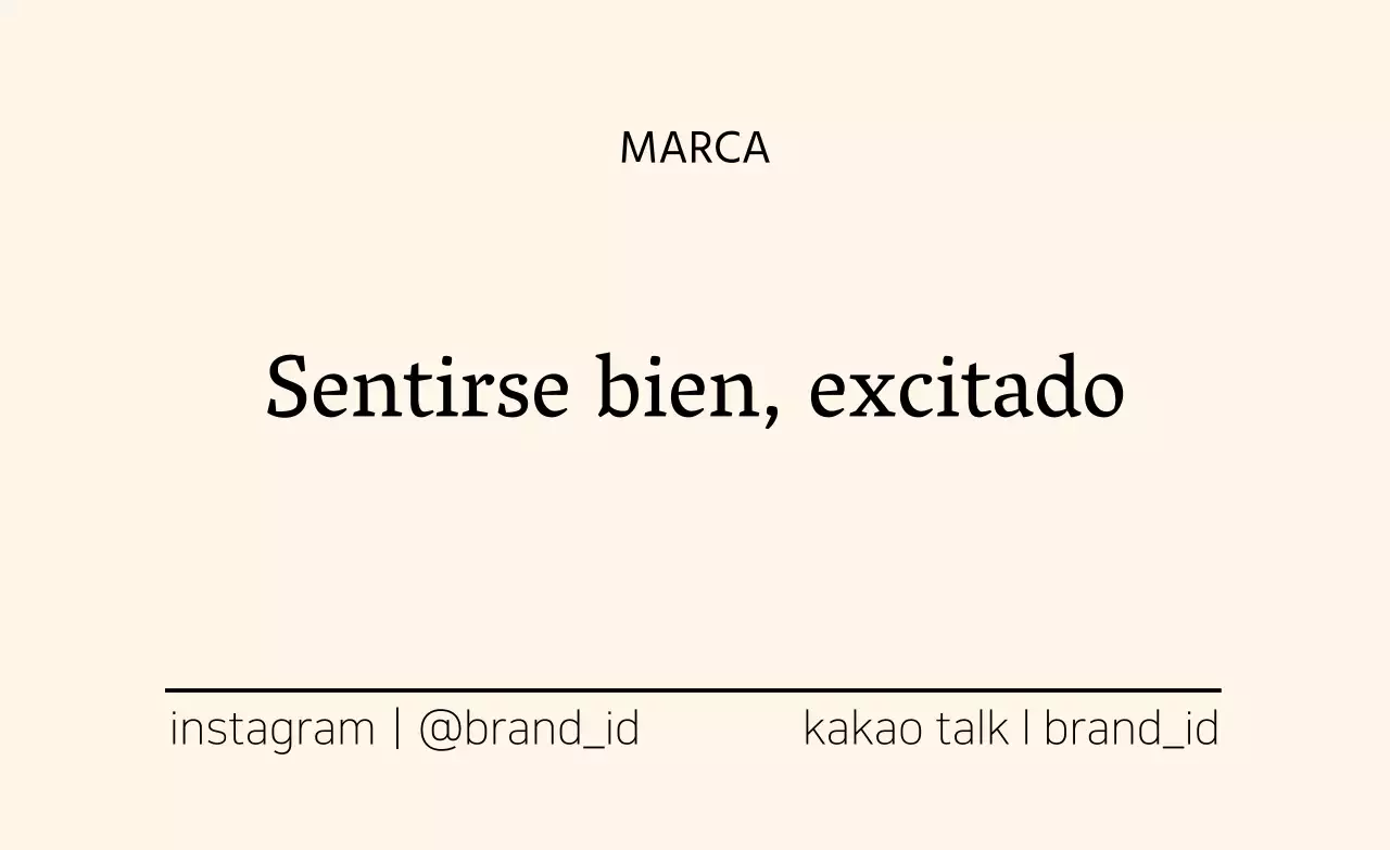 Etiqueta de marca sólida de color albaricoque