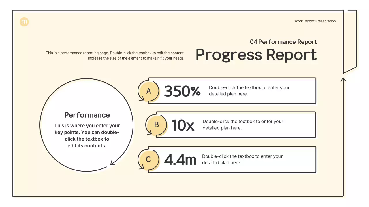 Beige Professional Marketing Report Presentation
