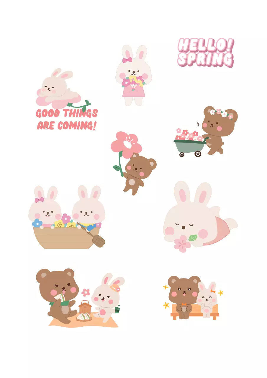 かわいいウサギのイラスト集