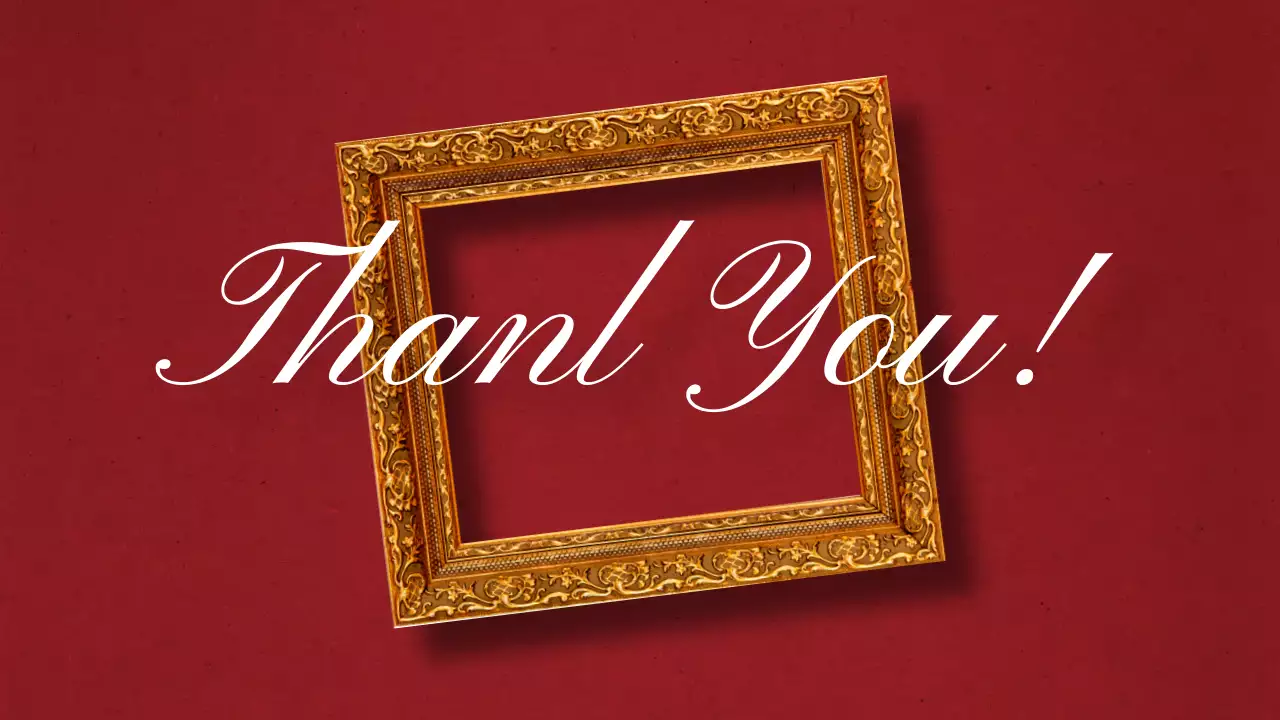 赤 上品 美術館 ポスター プレゼンテーション