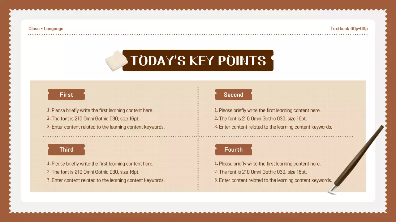 Brown Vintage Novel Course Presentation