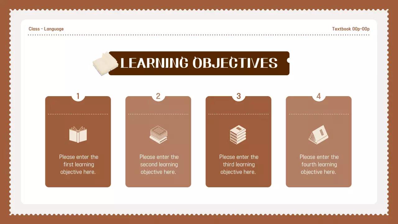 Brown Vintage Novel Course Presentation