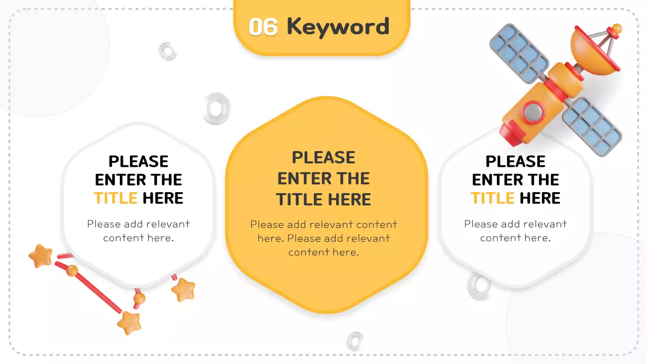 오렌지 모던 스페이스 프리젠테이션