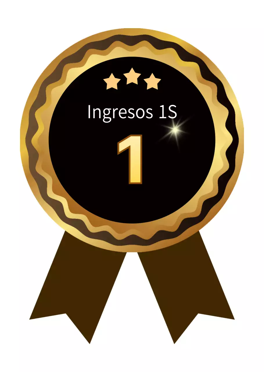 Etiquetas medalladas en dorado y negro