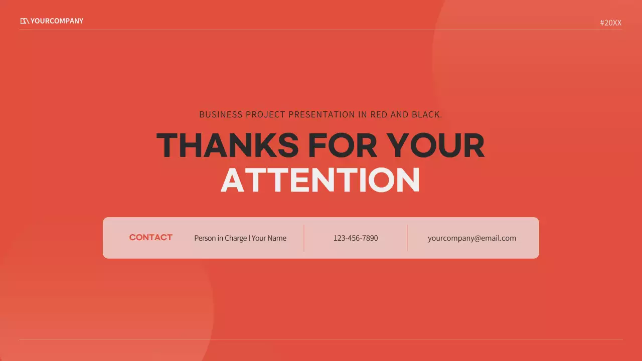 Red Professional Marketing Presentation