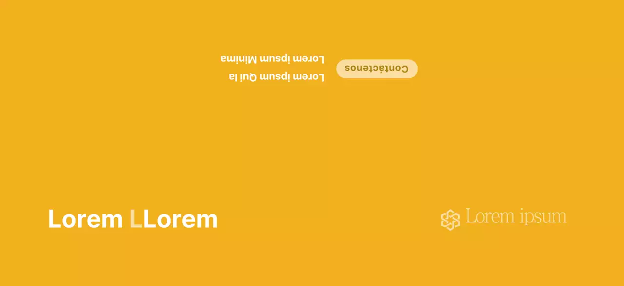 Una sencilla promoción del seguro nacional con texto amarillo