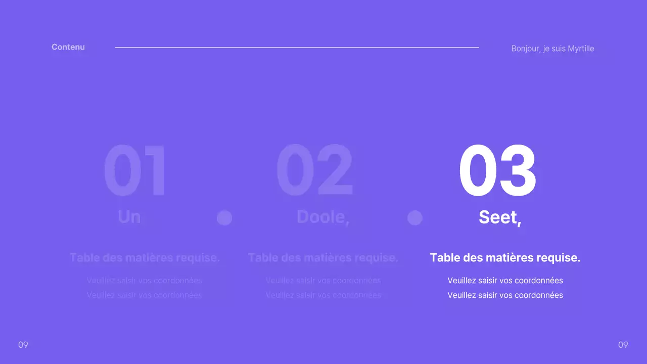 Présentation des myrtilles