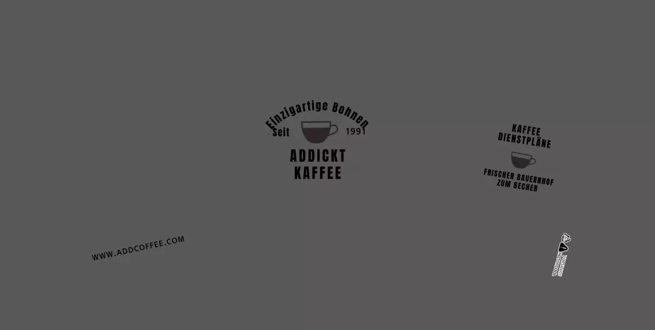 Grau klare Linien Illustration Cafe