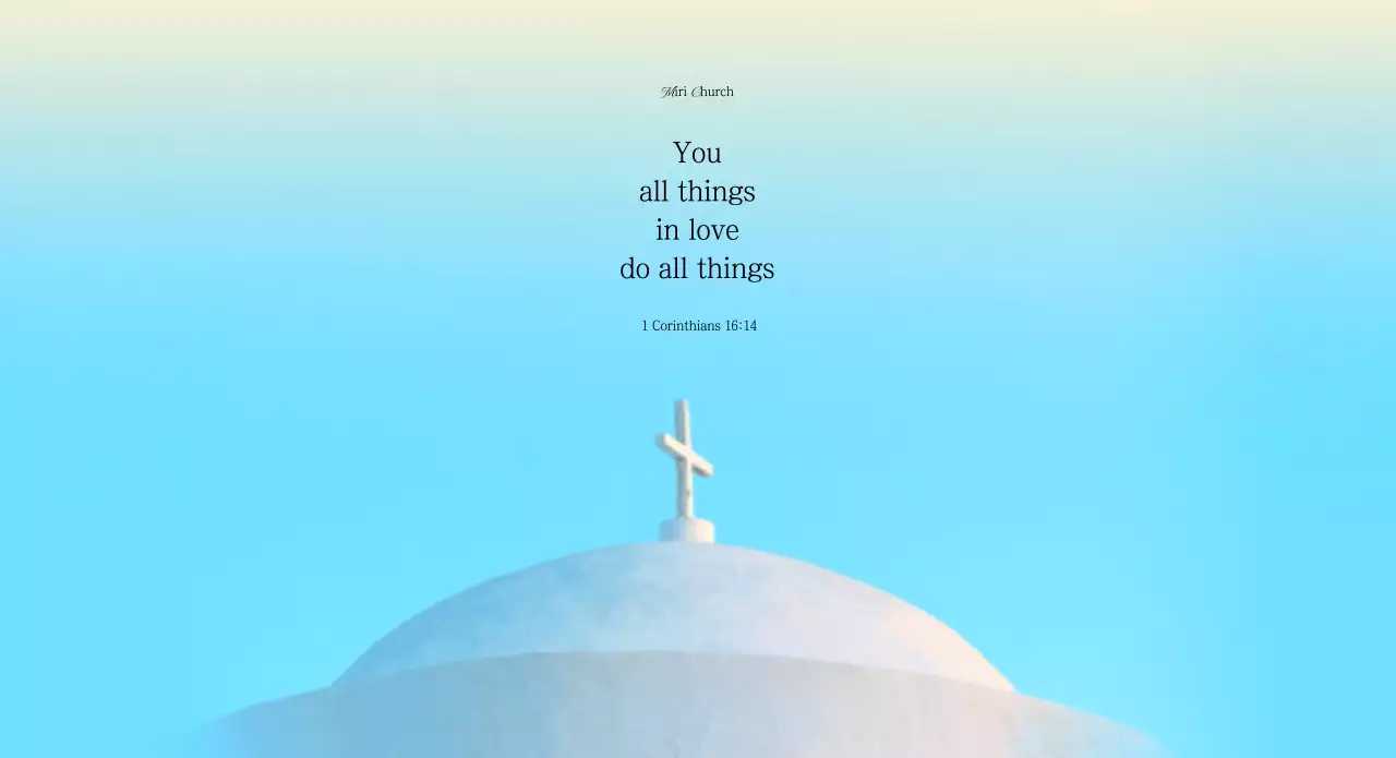 Emotional Bible verses on a light blue church background