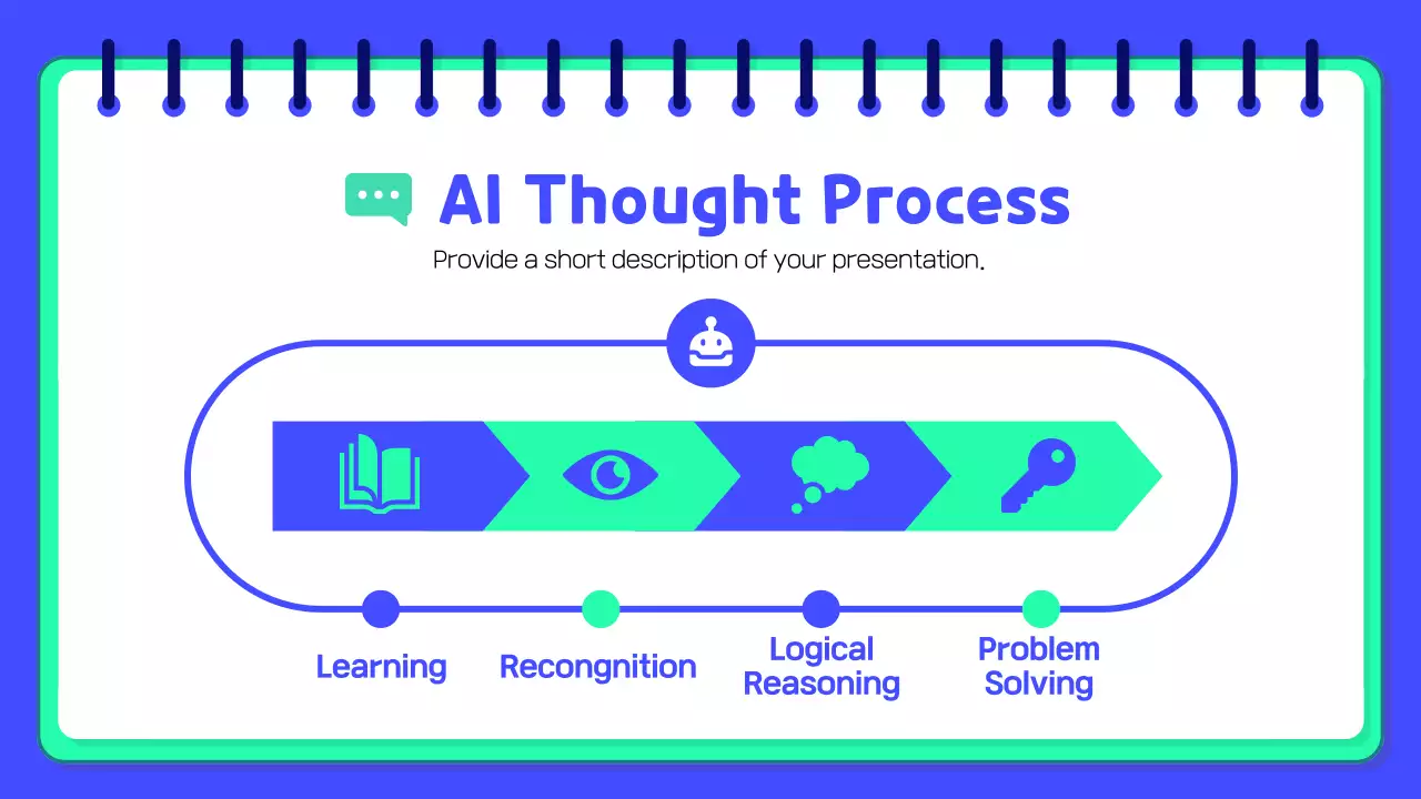 블루 모던 Ai 가이드 프레젠테이션