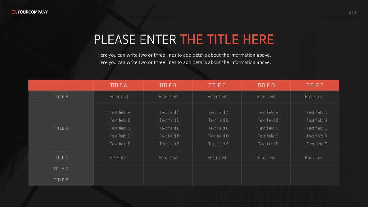 Red Professional Marketing Presentation