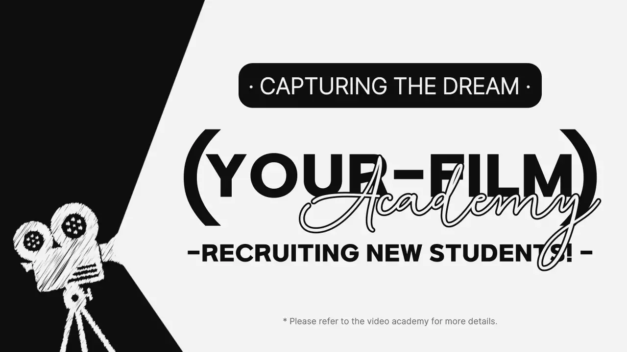 Black Modern Film Recruitment Presentation
