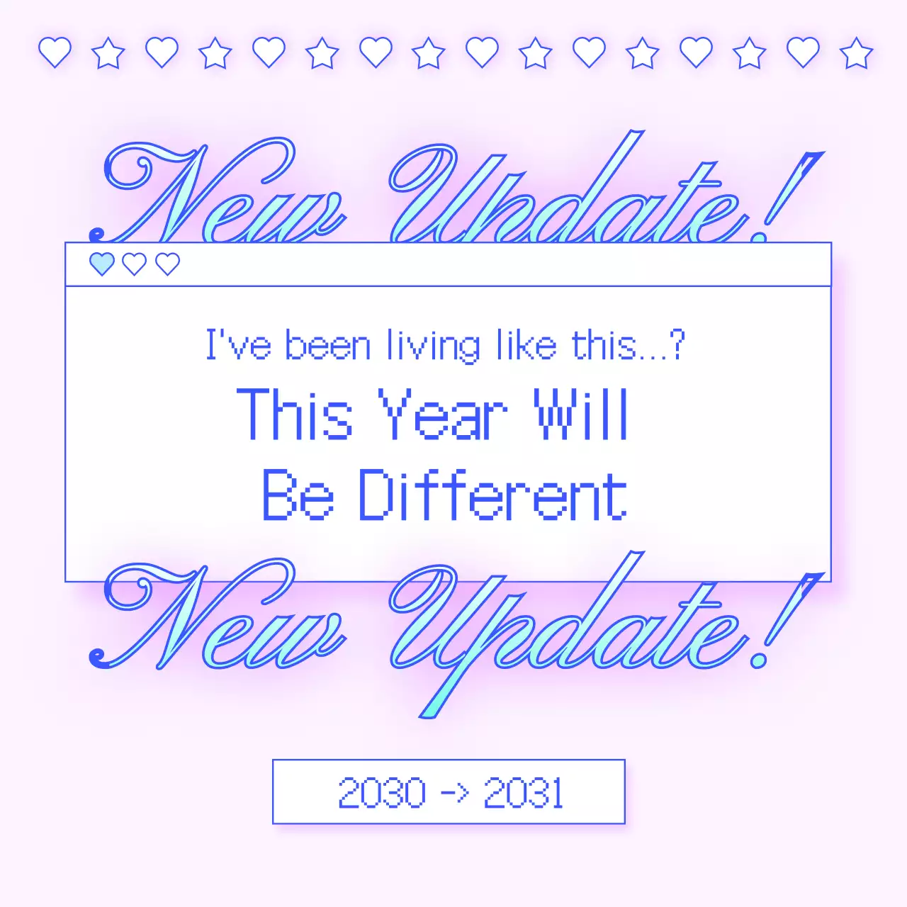핑크 레트로 업데이트 공지 인스타그램 캐러셀