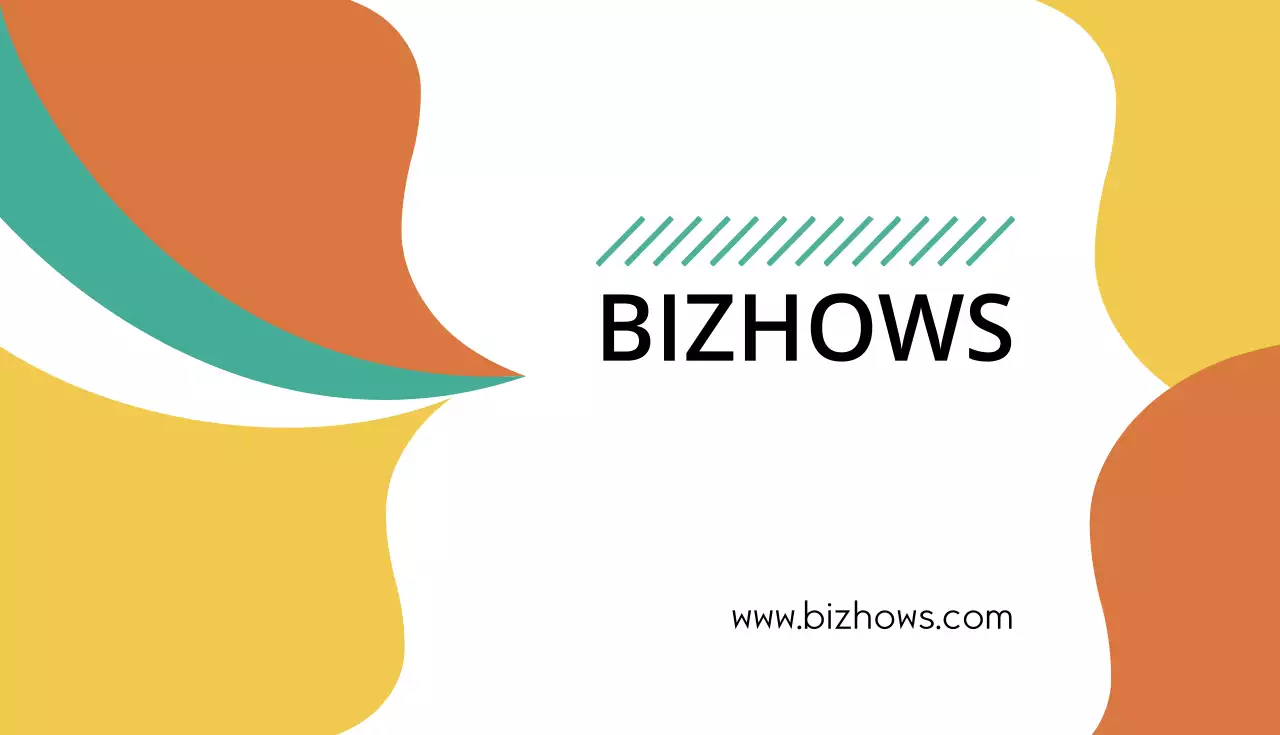 カラフル シンプル ビジネス 名刺