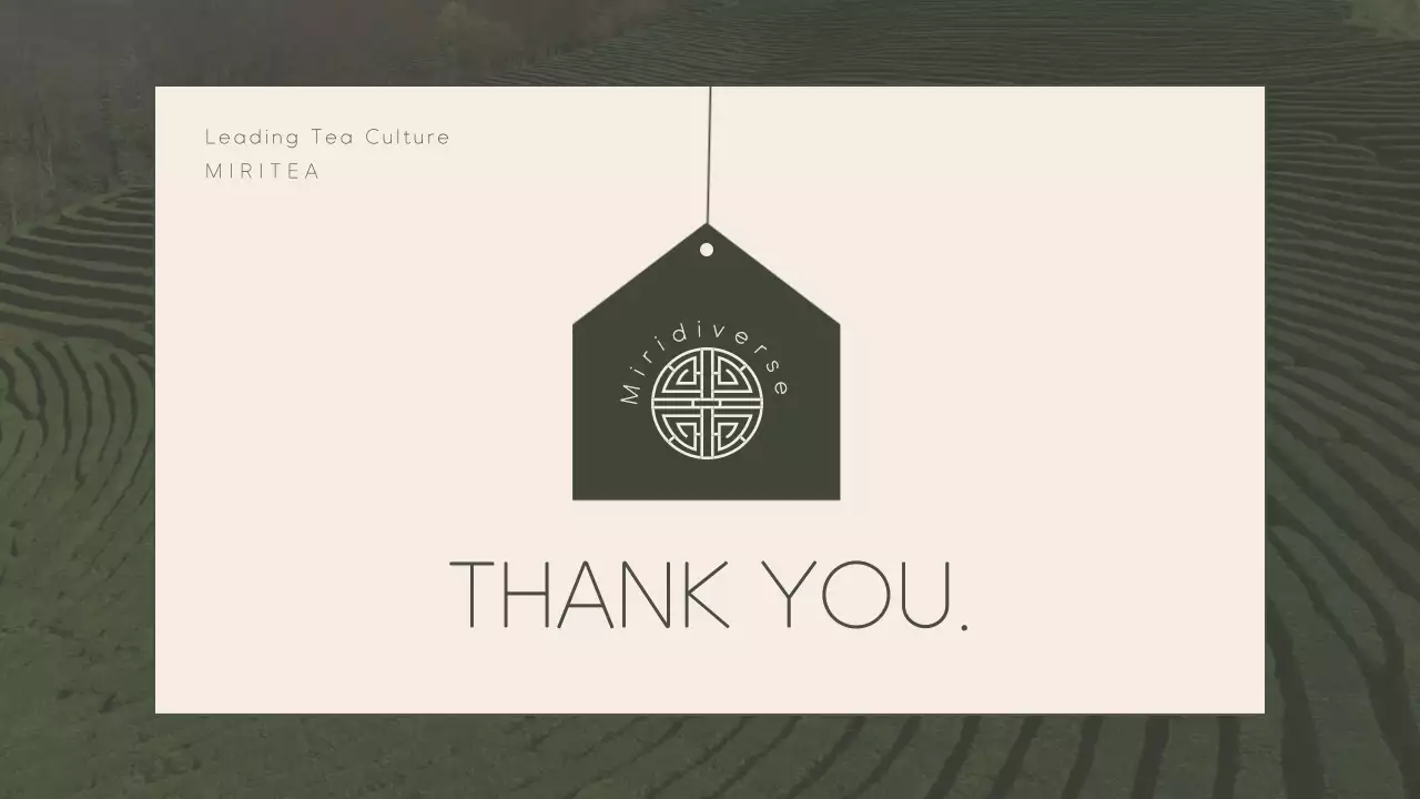 베이지색 전통차 프로필 프레젠테이션