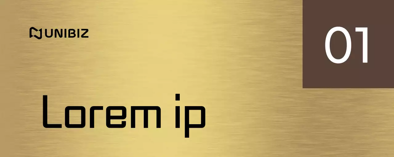 A simple placeholder sign with brown and black corporate department names and square shapes.