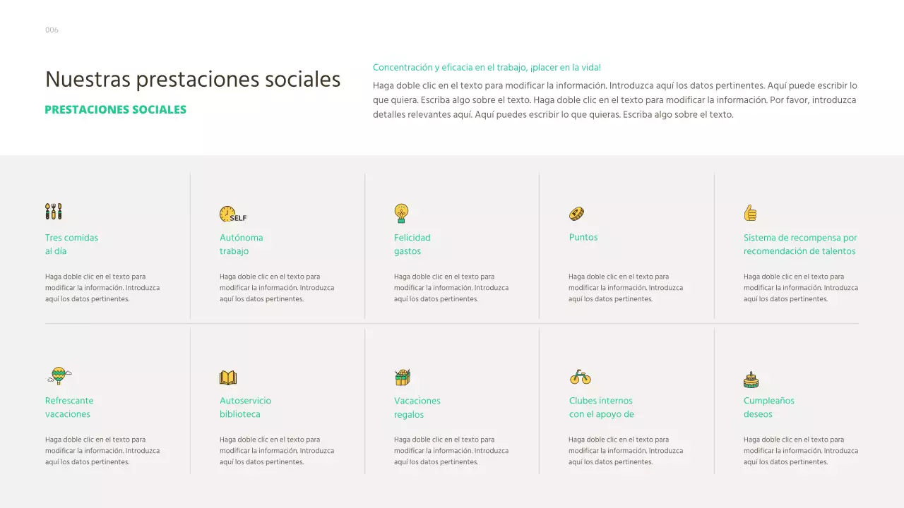 Una guía sencilla y básica para los nuevos contratados, con toques verdes