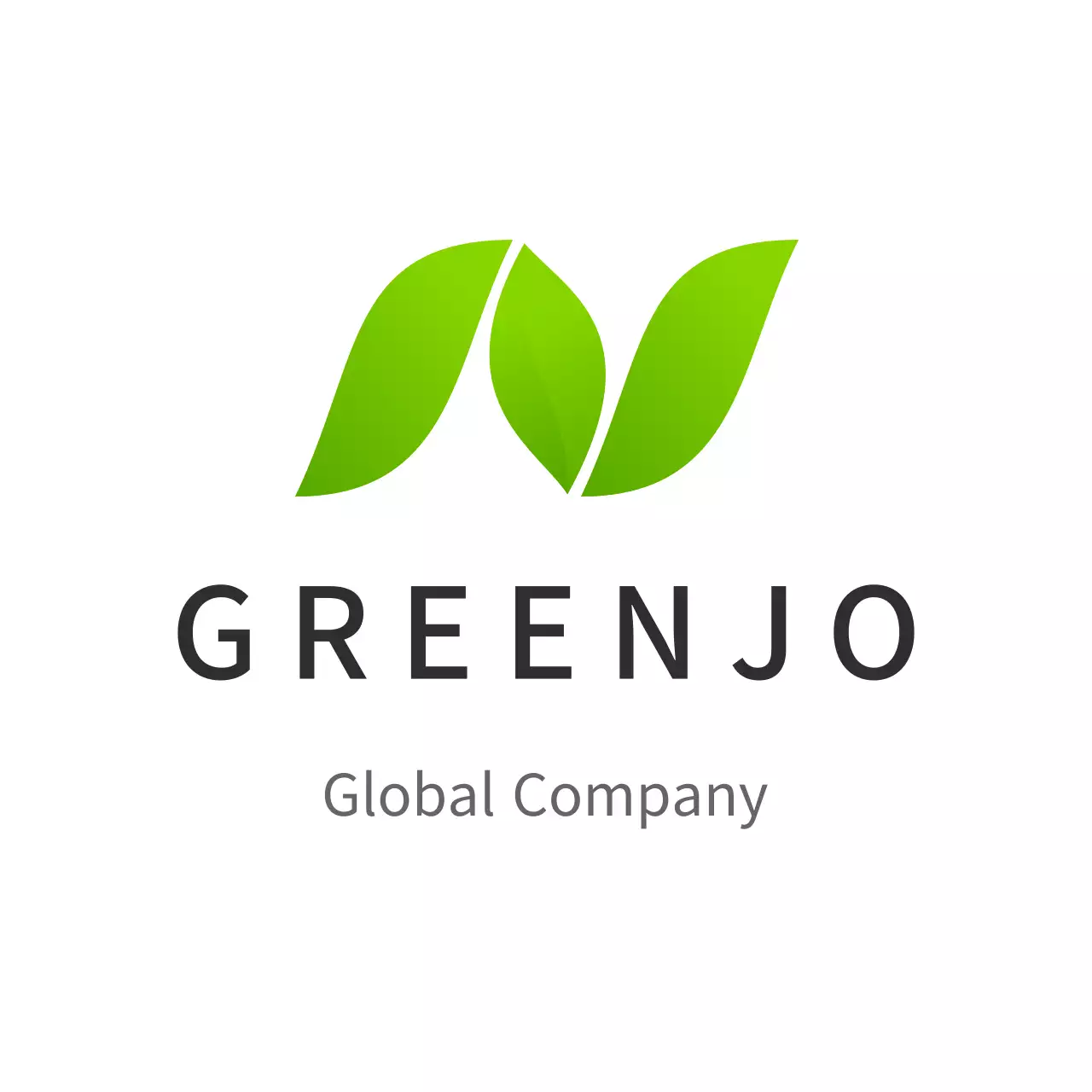 緑 シンプル 企業 ロゴ