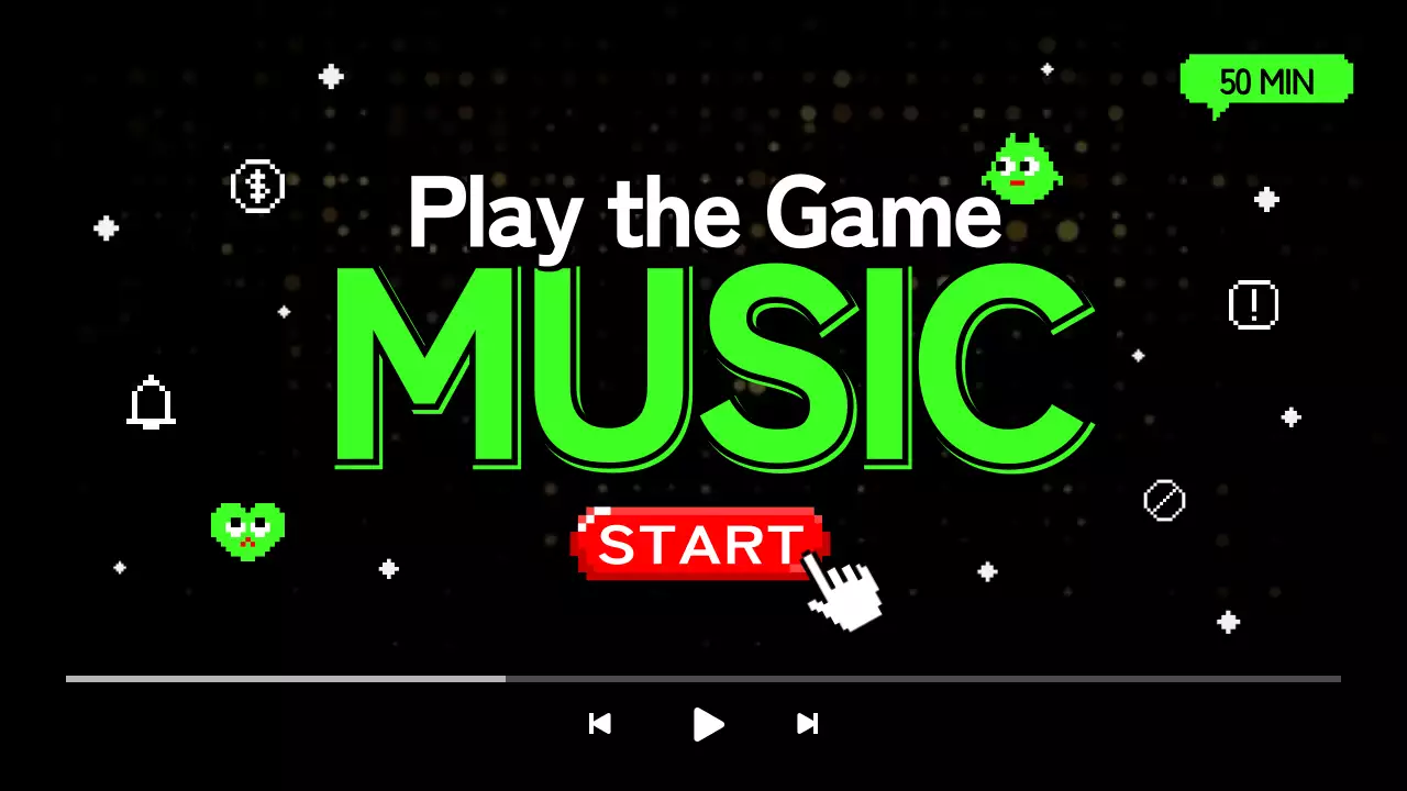 黒 ポップ 音楽 ポスター YouTube サムネイル