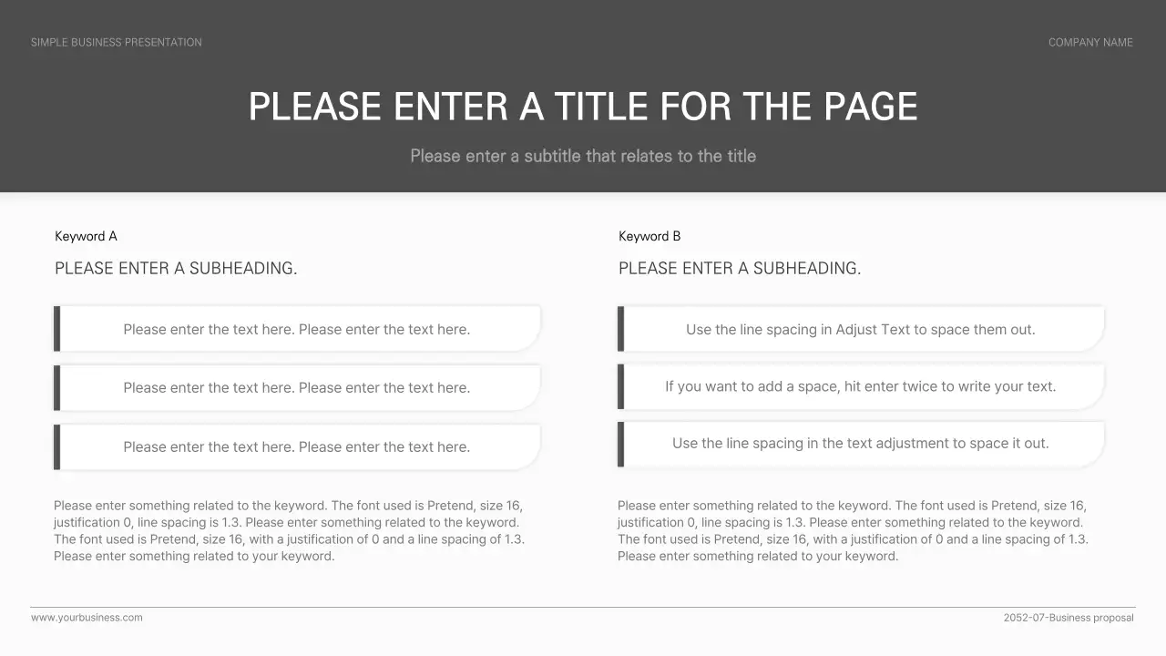 Grey Modern Business Document Presentation