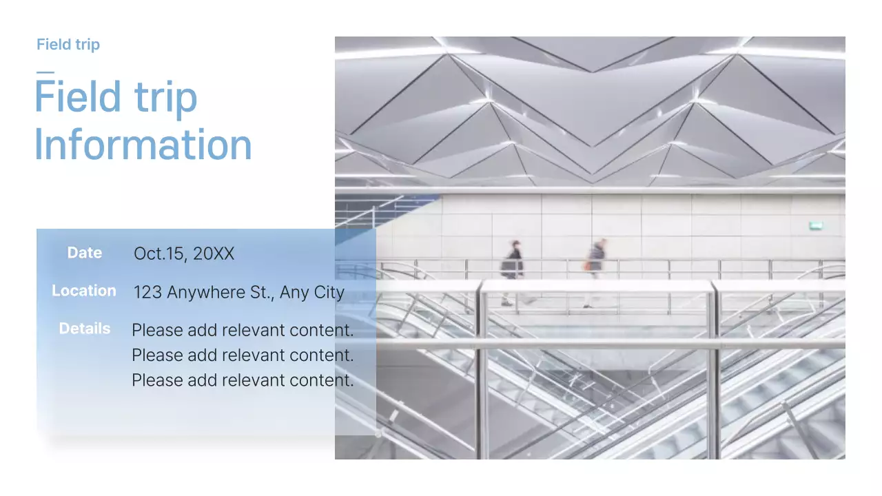 Blue Modern Architecture Course Presentation