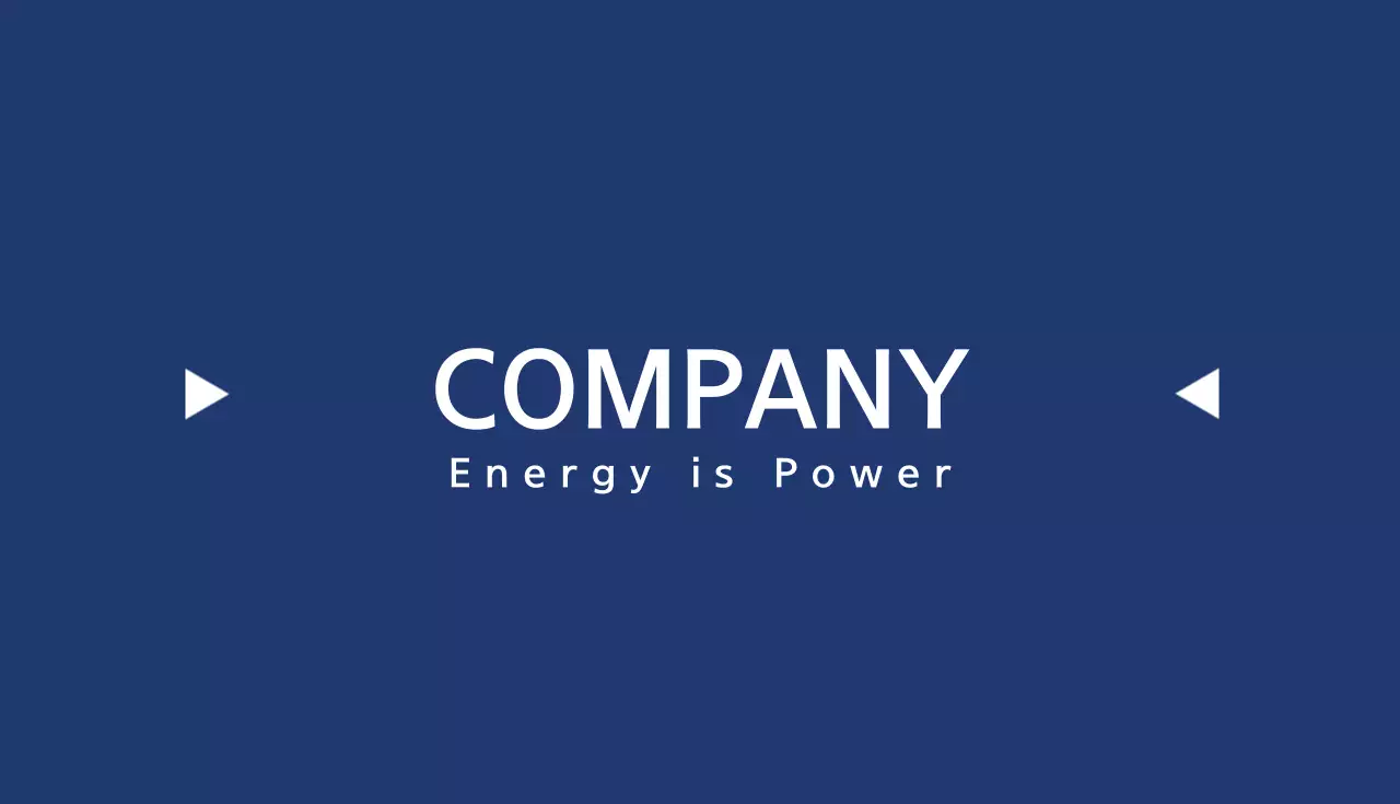 青 シンプル ビジネス 名刺