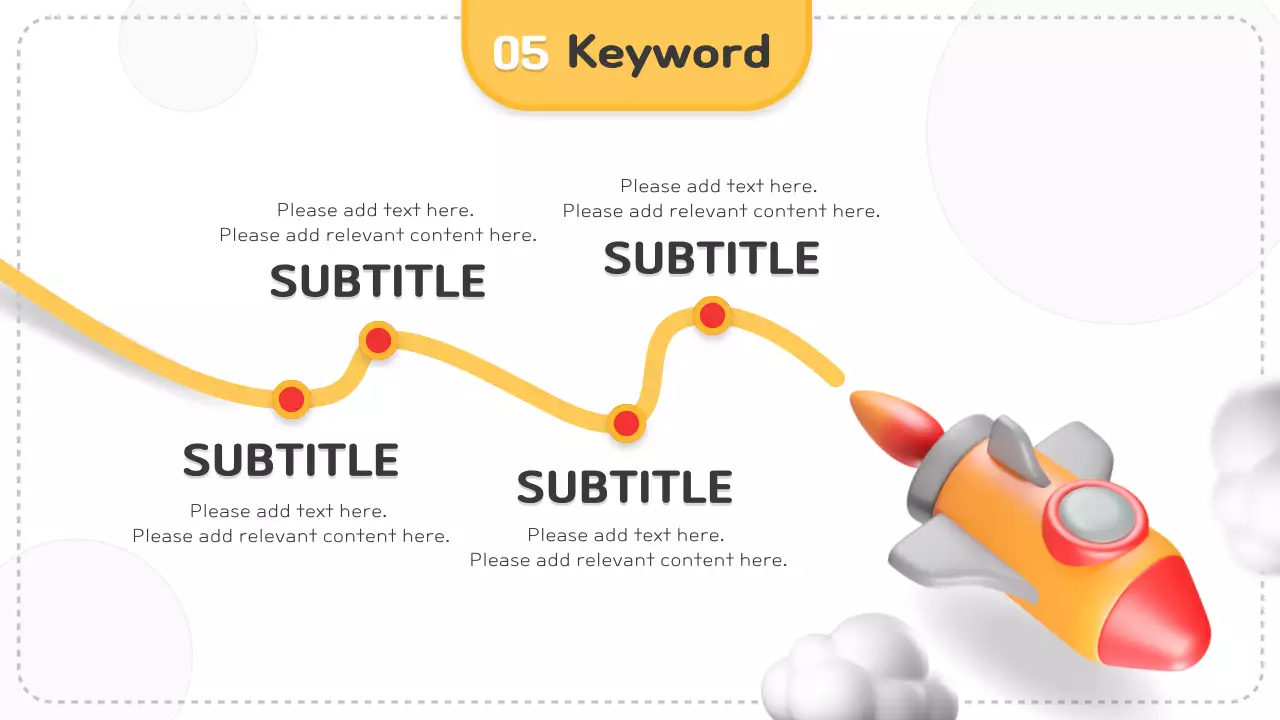 오렌지 모던 스페이스 프리젠테이션