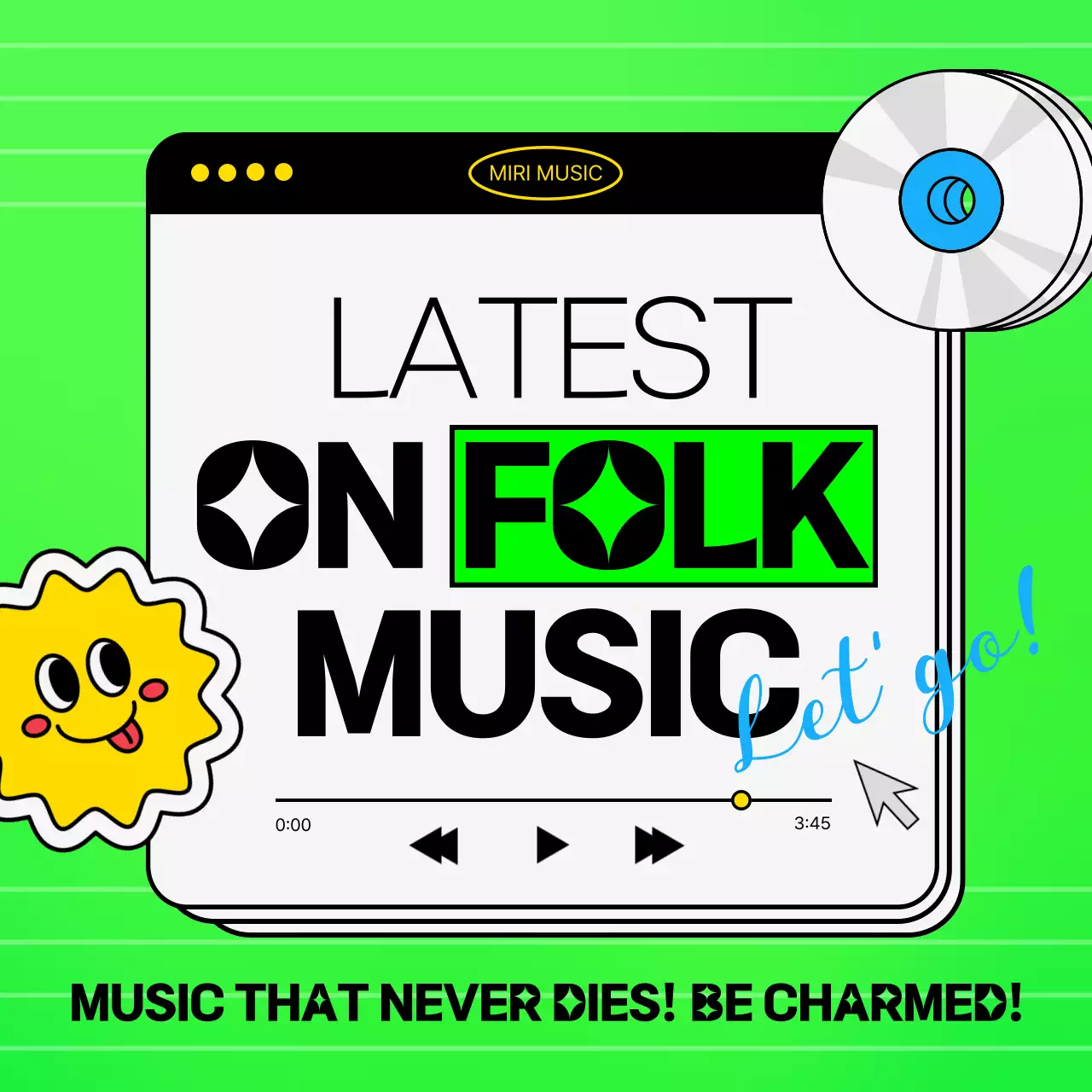 그린 플레이풀 포크 플레이리스트 인스타그램 캐러셀