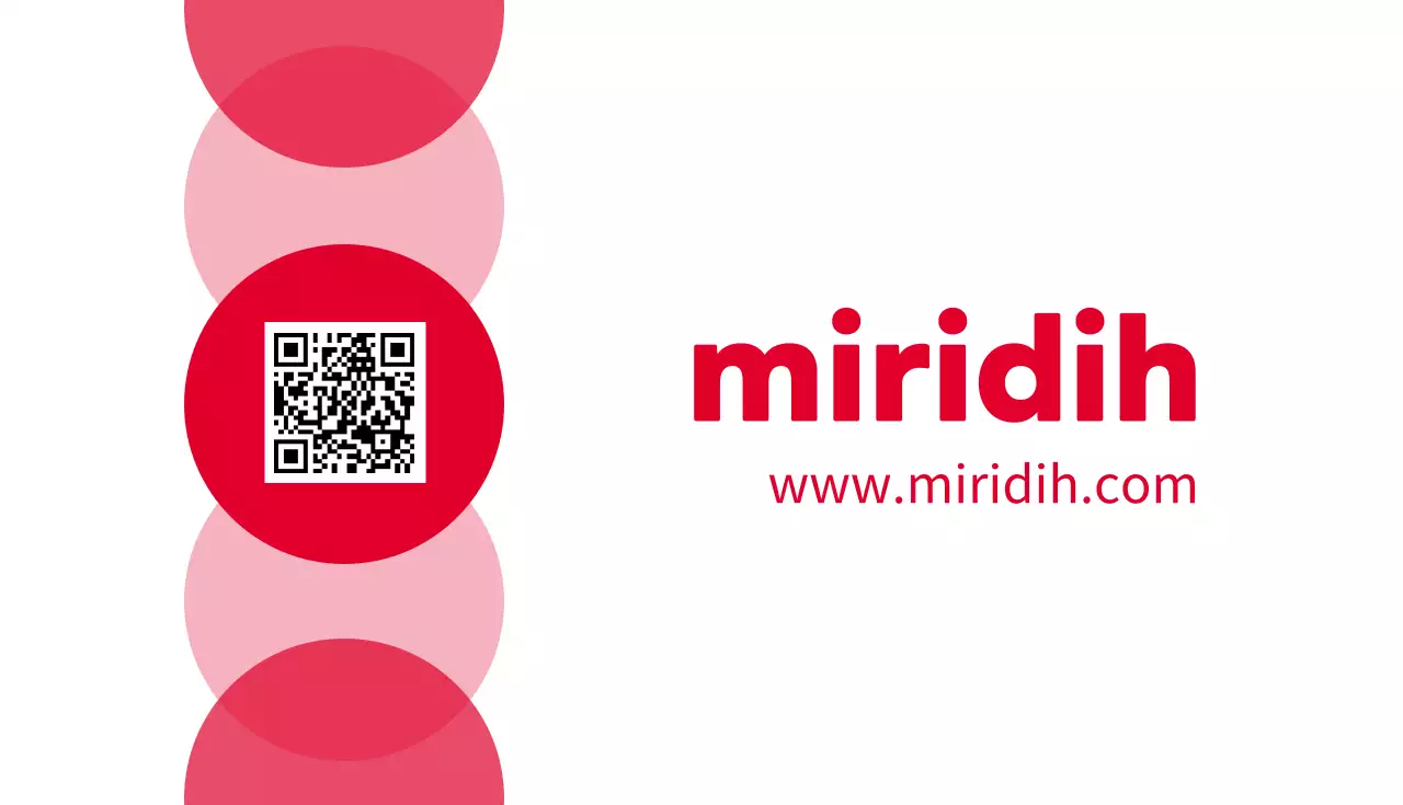 赤 シンプル ビジネス 名刺