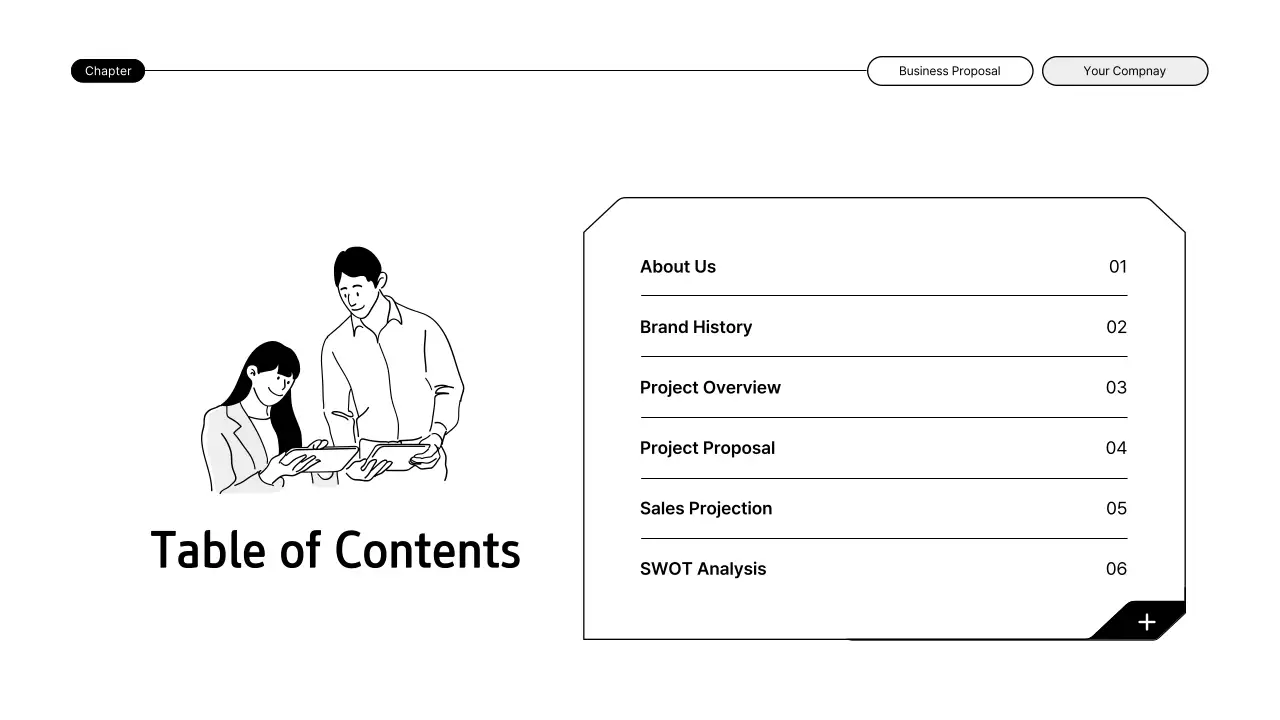 Black Professional Business Plan Presentation