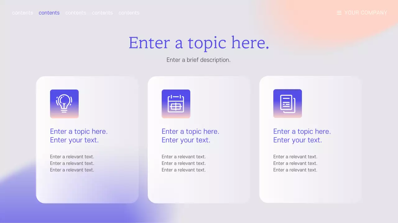 Blue Minimal Business Presentation