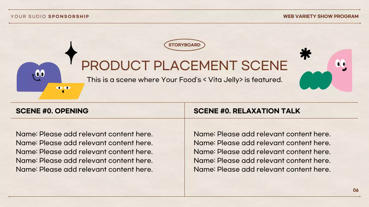 Beige Playful Sponsorship Proposal Presentation